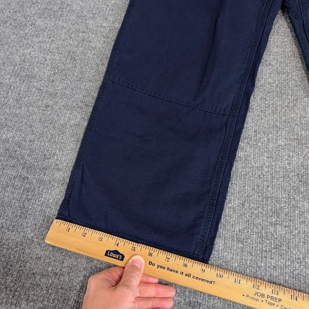 Banana Republic Pants Men 36 Short Navy Blue Double Knee Military Carpenter NEW